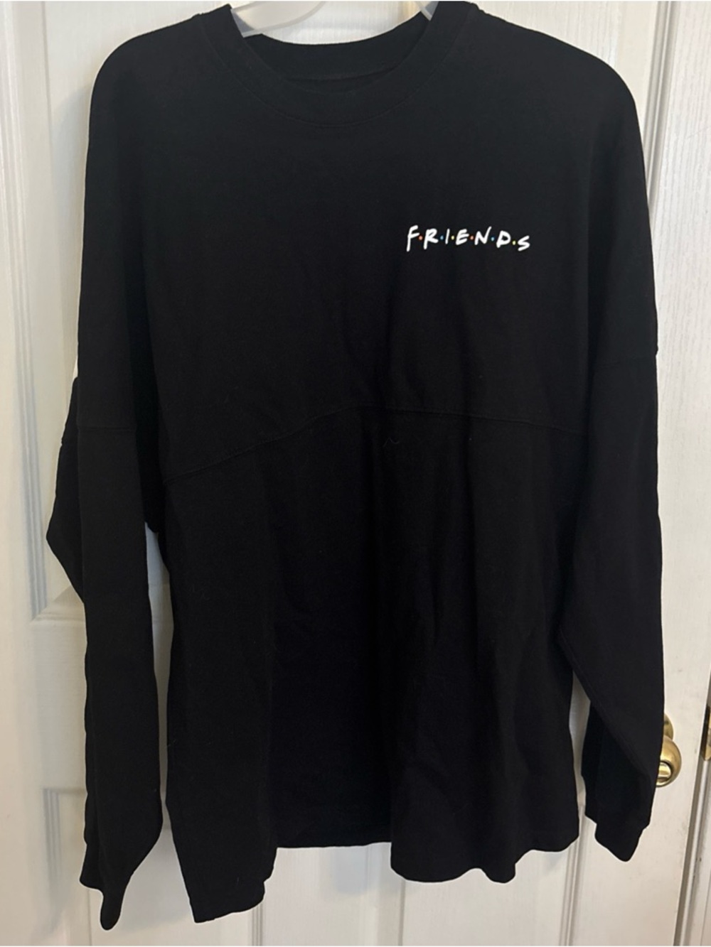 Spirit Jersey FRIENDS Tv Show How You Doin’? Sweatshirt Womens Sz M oversized